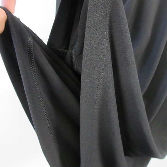 Honeylove Innerpower Sleeveless V Neck Knee Length Dress L Black Ruched Side 640 - Picture 7 of 10